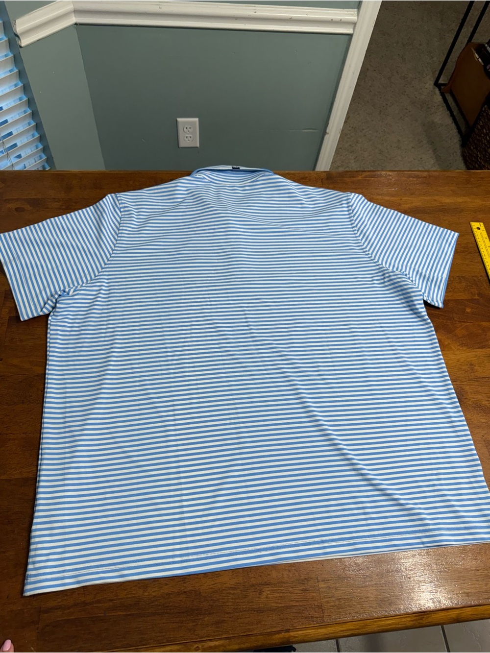 NWT Cutter & Buck Ole Miss Rebels Polo Shirt Mens XXXL Forge Stripe Golf Blue - Picture 9 of 12